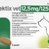 Mektix.Vet 12,5mg/125mg Avmaskning Hund (+5kg) 2 tabletter