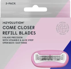 Mevolution Come Closer Rakbladsrefill Kvinna 3-pack