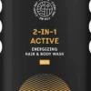 Mevolution Men 2-in-1 Energizing Hair & Body Wash 300 ml