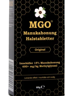 MGO Manukahonung Halstabletter Original 600+ 60g