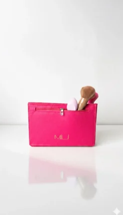 MILI Cosmetics Beauty Storage Filt Bag Pink