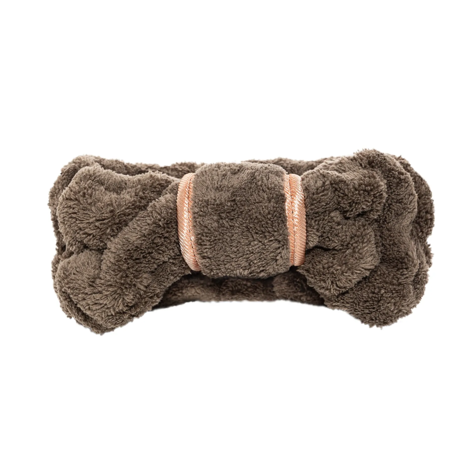 MILI Cosmetics Hair Band Deluxe Bow Soft Brown 1 st