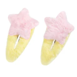MILI Cosmetics Hair Pin Star Pink 2 st