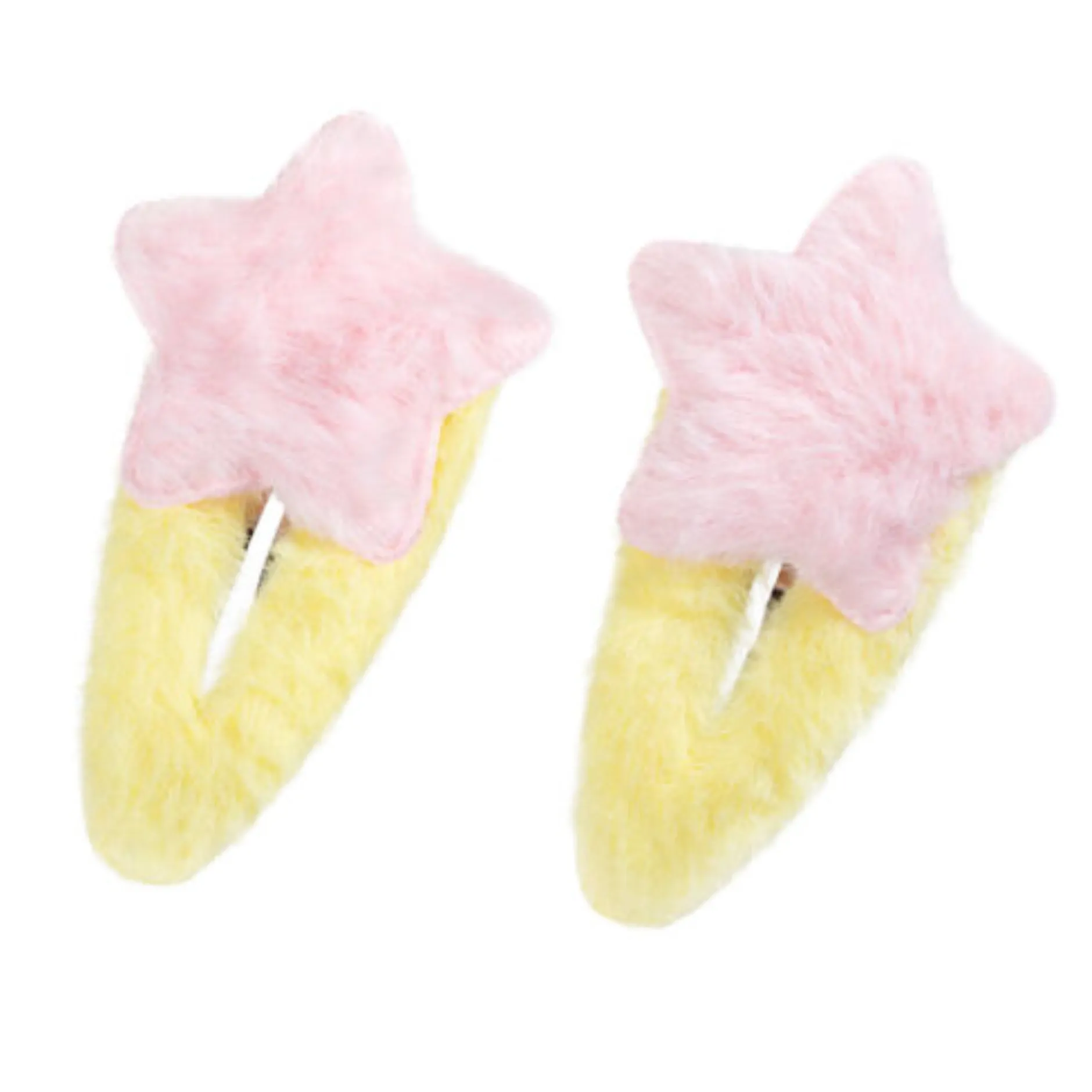 MILI Cosmetics Hair Pin Star Pink 2 st