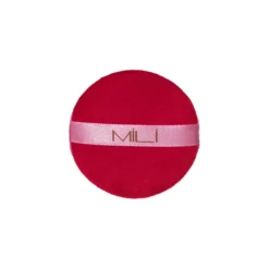 MILI Cosmetics Powder Bake Puff Round Red 1 st