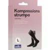 Millu Kompressionsstrumpa Nylon Svart L