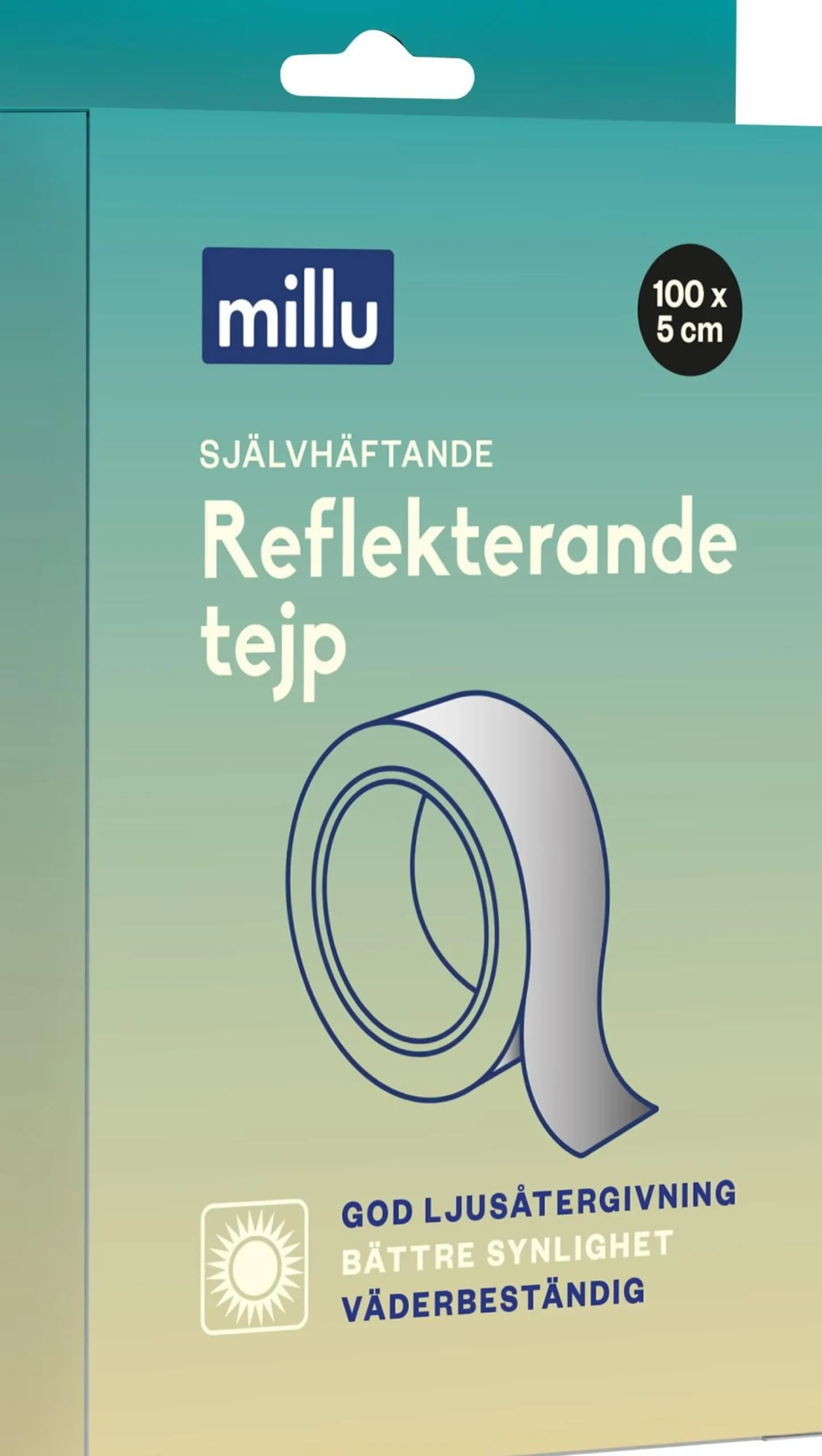 Millu Reflextejp 1 meter