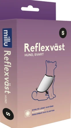 Millu Reflexväst Hund Svart S