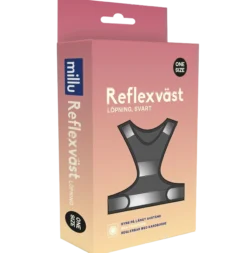 Millu Reflexväst Löpning Svart One-size
