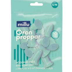 Millu Öronproppar Skum S/M 10 par