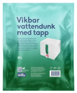 Millu Vikbar Vattendunk med tapp 10L 1st
