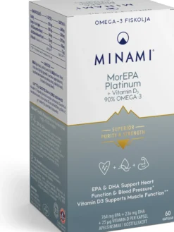 MINAMI MorEPA Platinum D 60 kapslar