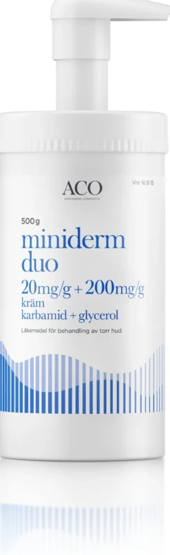 Miniderm Duo Kräm 2% Karbamid 20% Glycerol 500g