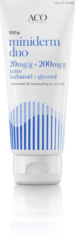 Miniderm Duo Kräm 2% Karbamid 20% Glycerol 100g