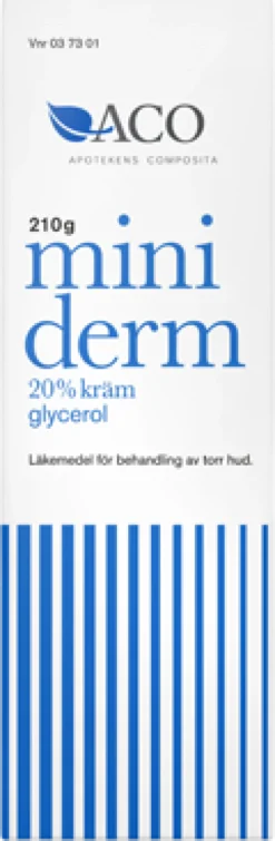 Miniderm Kräm 20% glycerol 210g