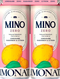 Mino Jordgubb Rabarber 4-pack