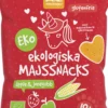 Minstingen Ekologiska Majssnacks Äpple & Jordgubb 20 g