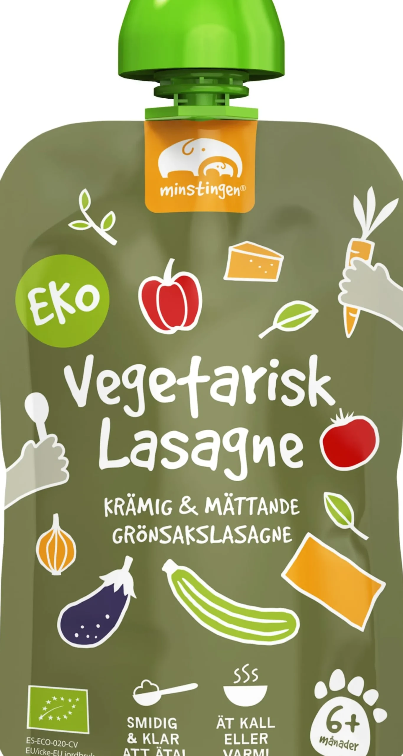 Minstingen Klämmis Vegetarisk Lasagne 120 g