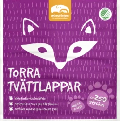 Minstingen Tvättlapp 3-lagers 250 st