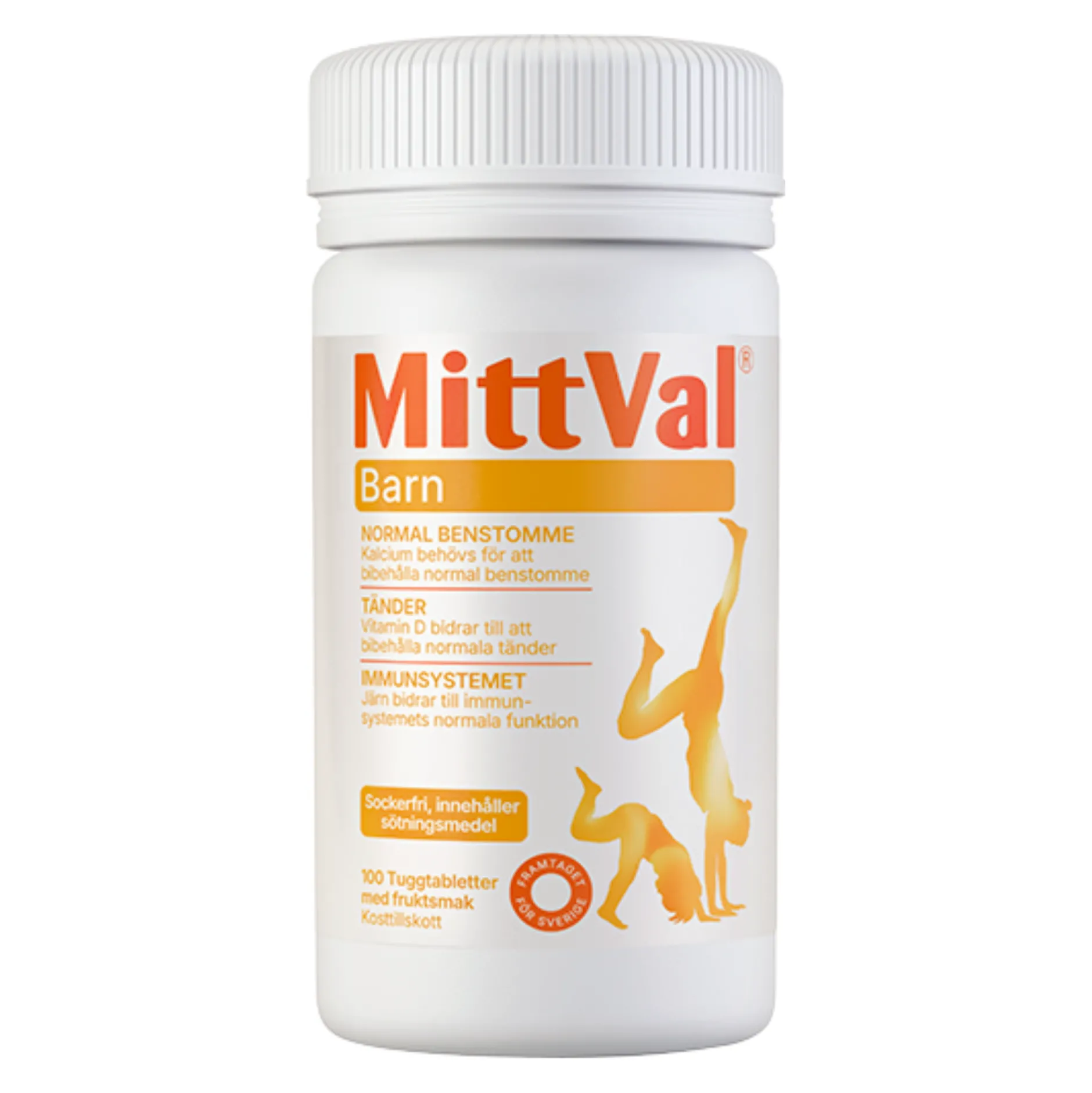 MittVal Barn 4-12 År 100 tuggtabletter