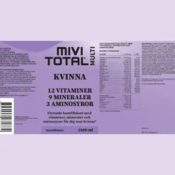 Mivitotal Kvinna Multivitaminer & Mineraler 1000 ml