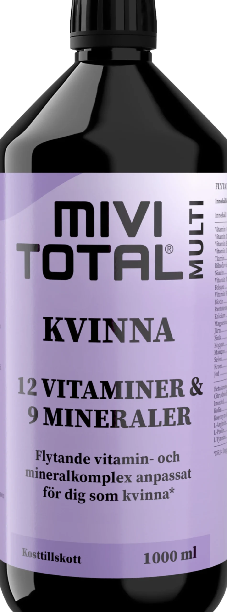 Mivitotal Kvinna Multivitaminer & Mineraler 1000 ml