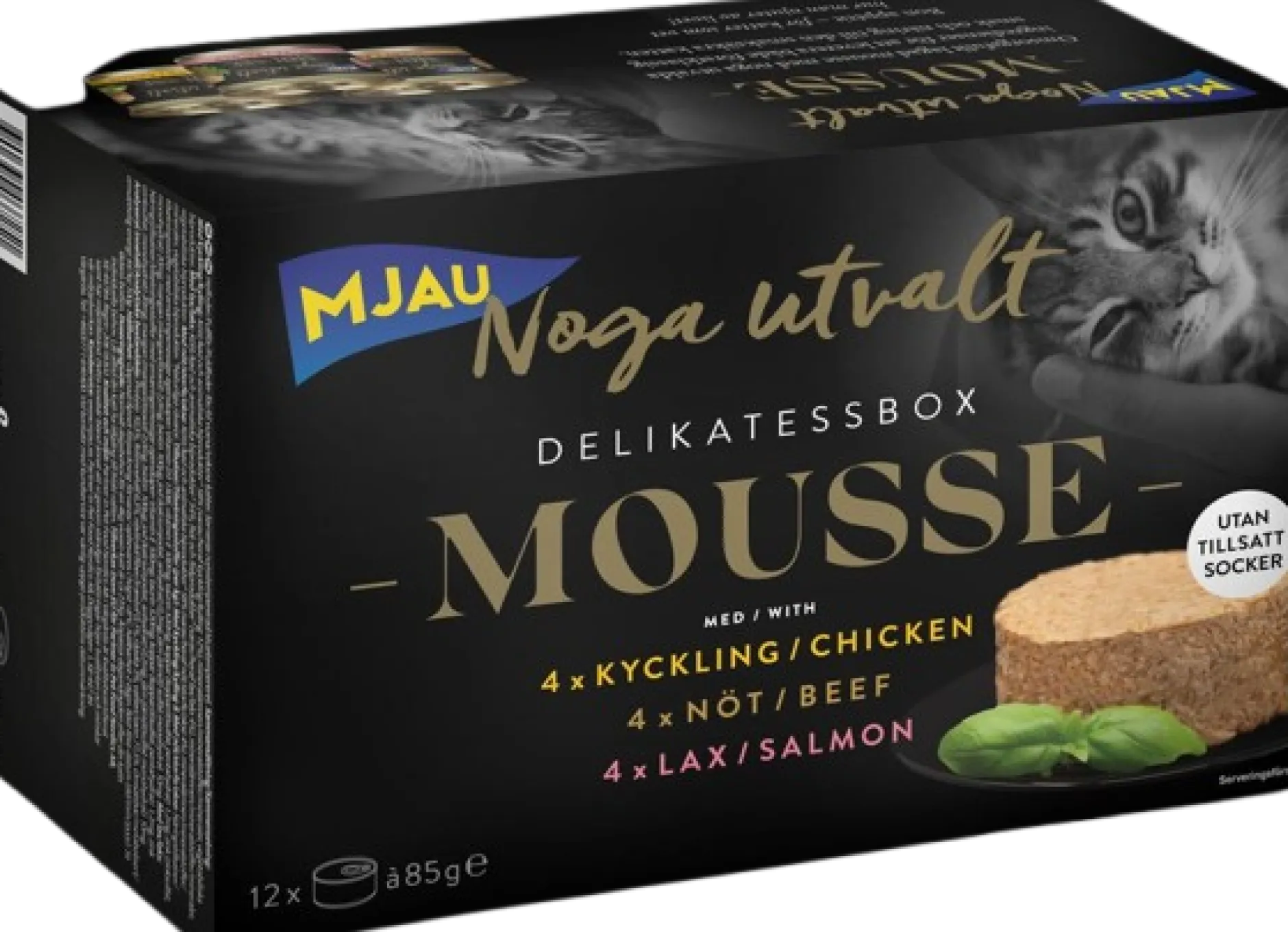 Mjau Noga Utvalt Mousse Multibox 12 x 85 g