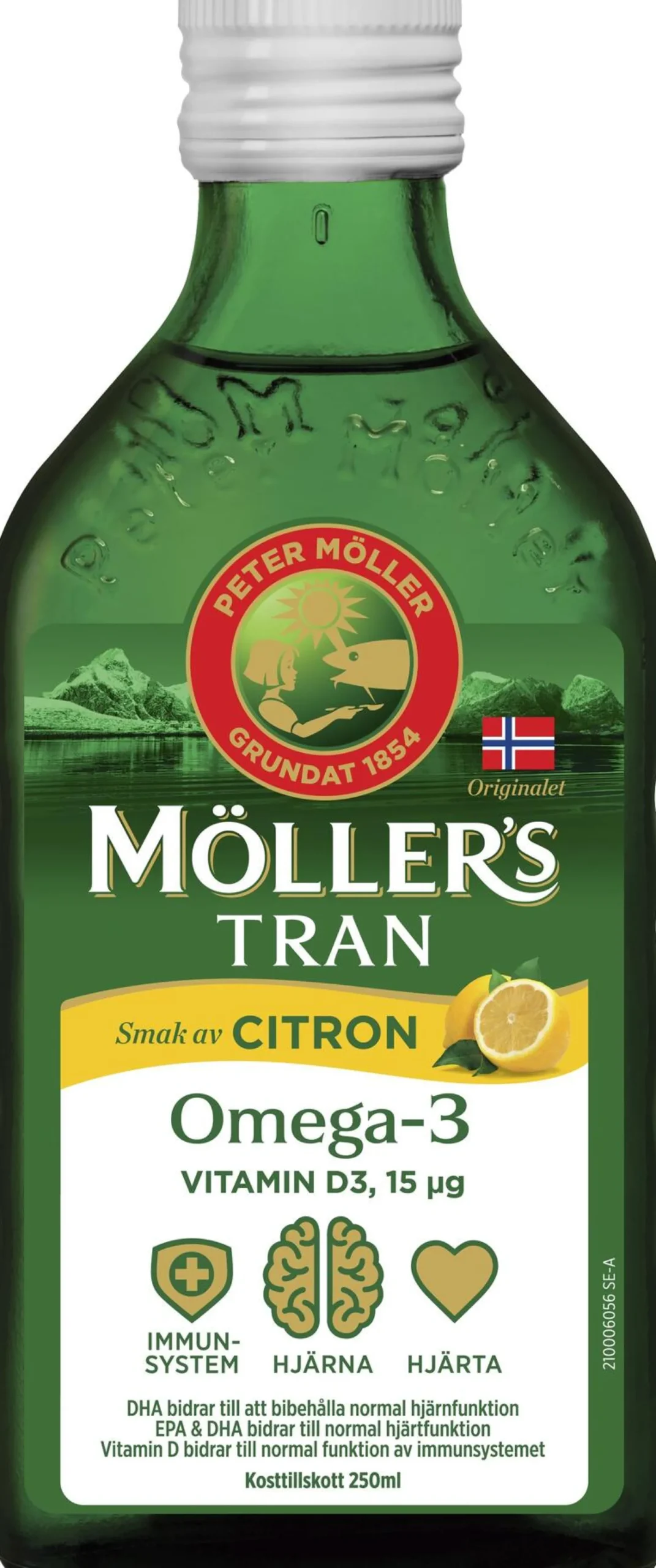 Möllers Tran Omega-3 +D3 Citron