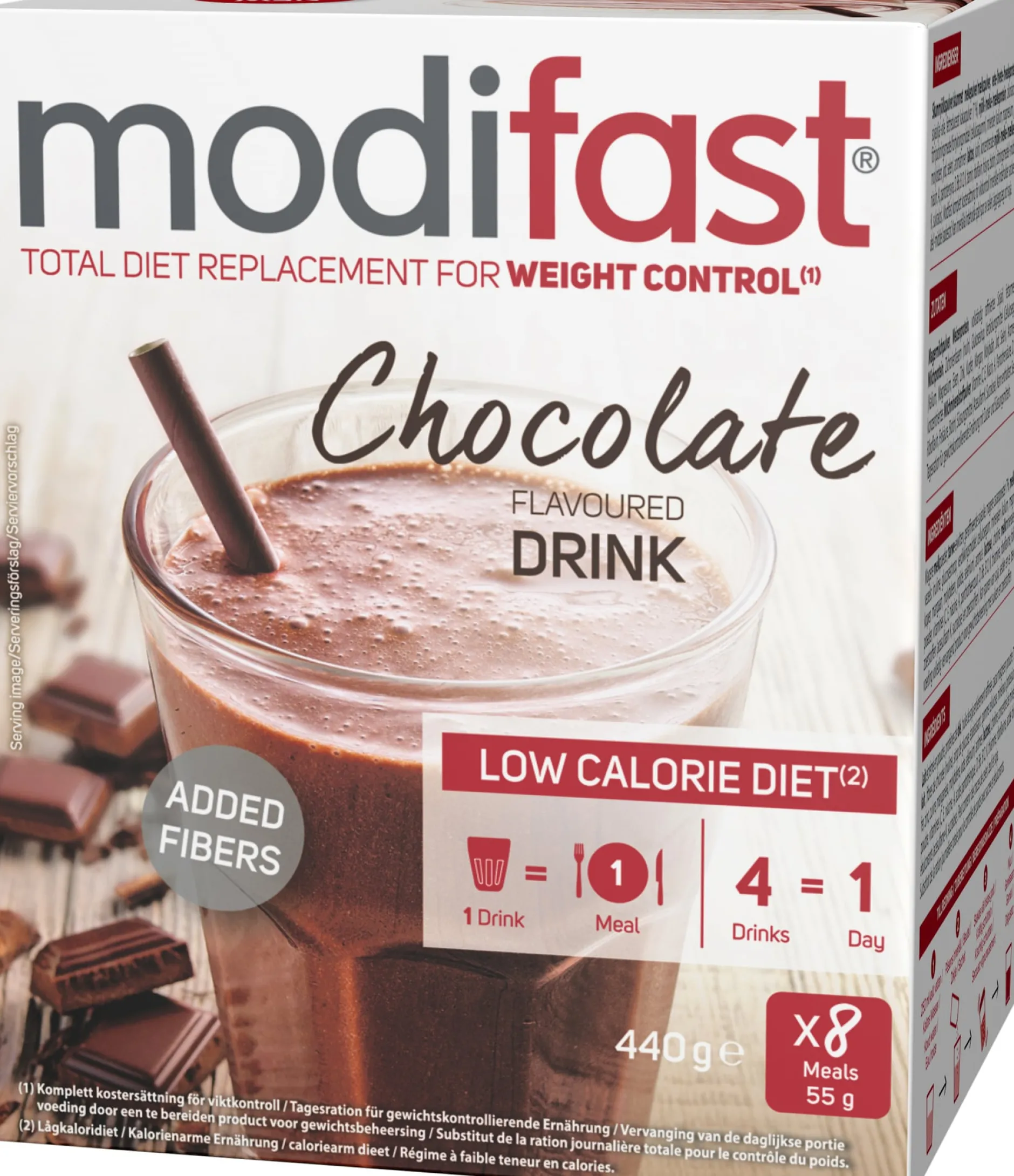 Modifast LCD Pulver Choklad 8 st