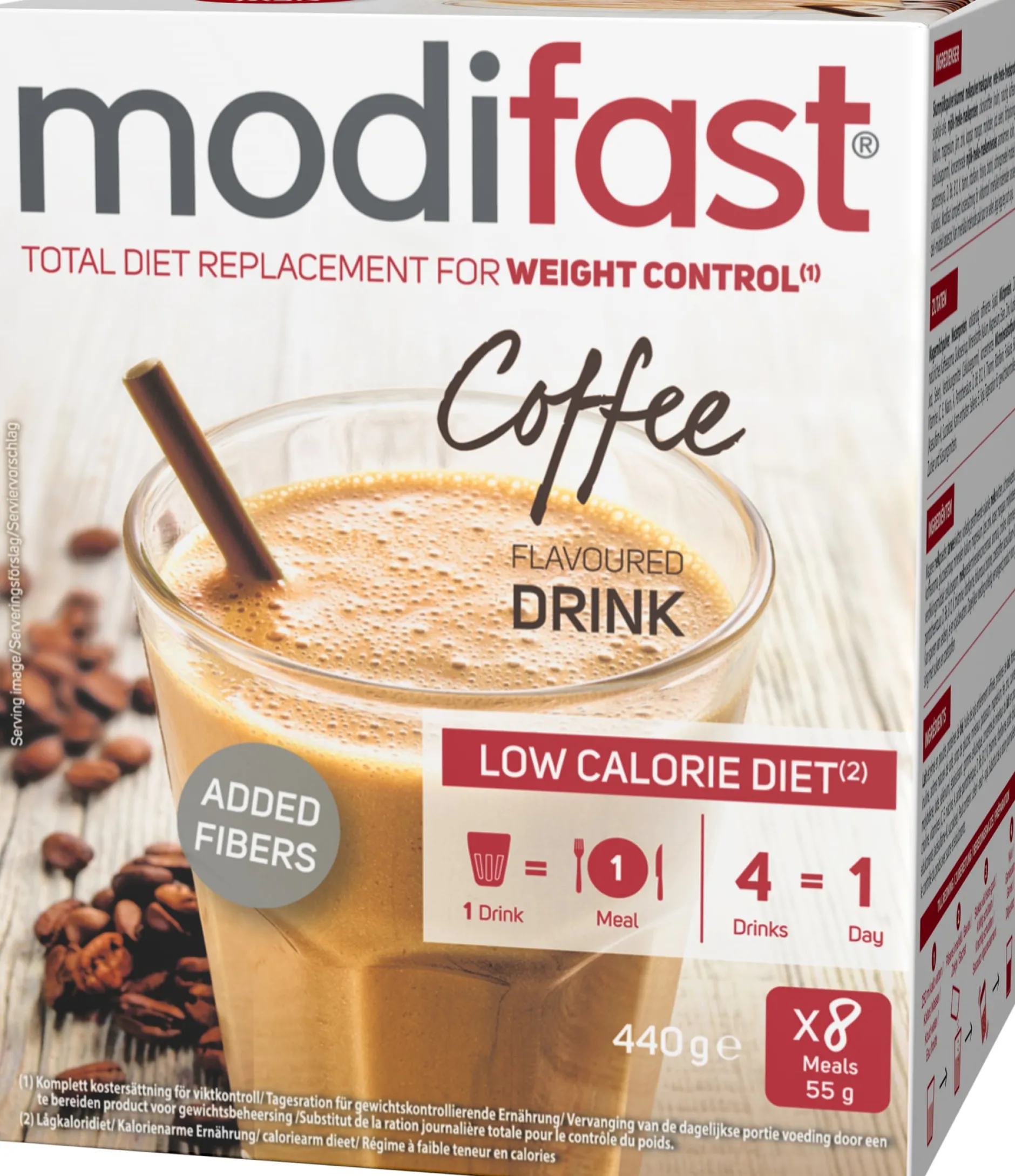 Modifast LCD Pulver Kaffe 8 st