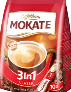 Mokate 3in1 Snabbkaffe Portionspåsar 10 st
