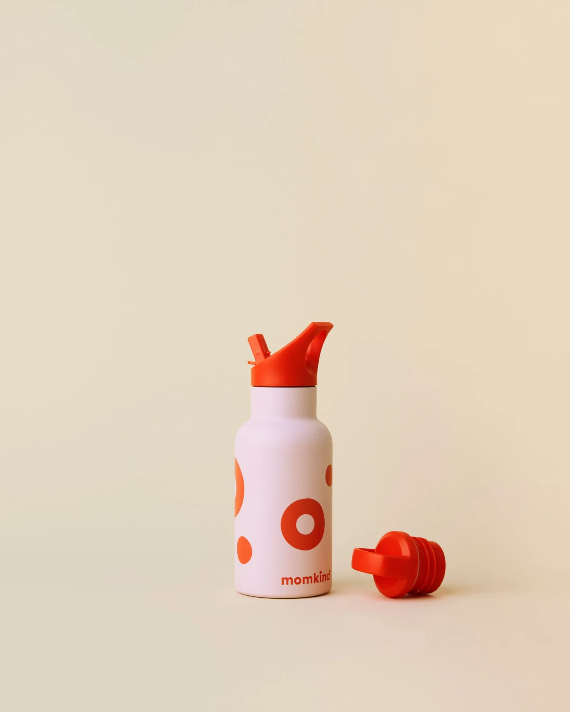 momkind Liten Termosflaska Med Sugrör 350 ml
