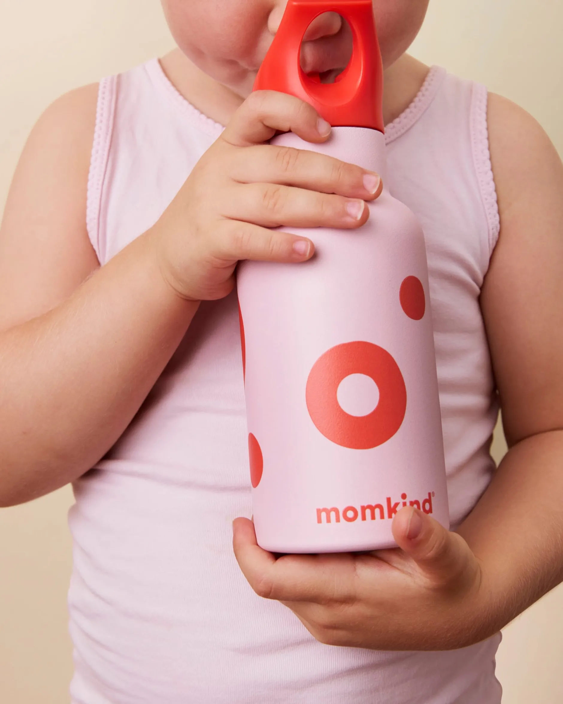 momkind Liten Termosflaska Med Sugrör 350 ml