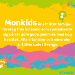 Monkids Multivitamin Barn Hallon 60 tuggtabletter