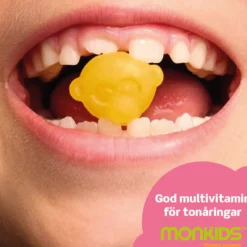 Monkids Multivitamin Tonår Apelsin 60 tuggtabletter