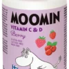Moomin Vitamin C & D Röda Bär 90 Tabletter