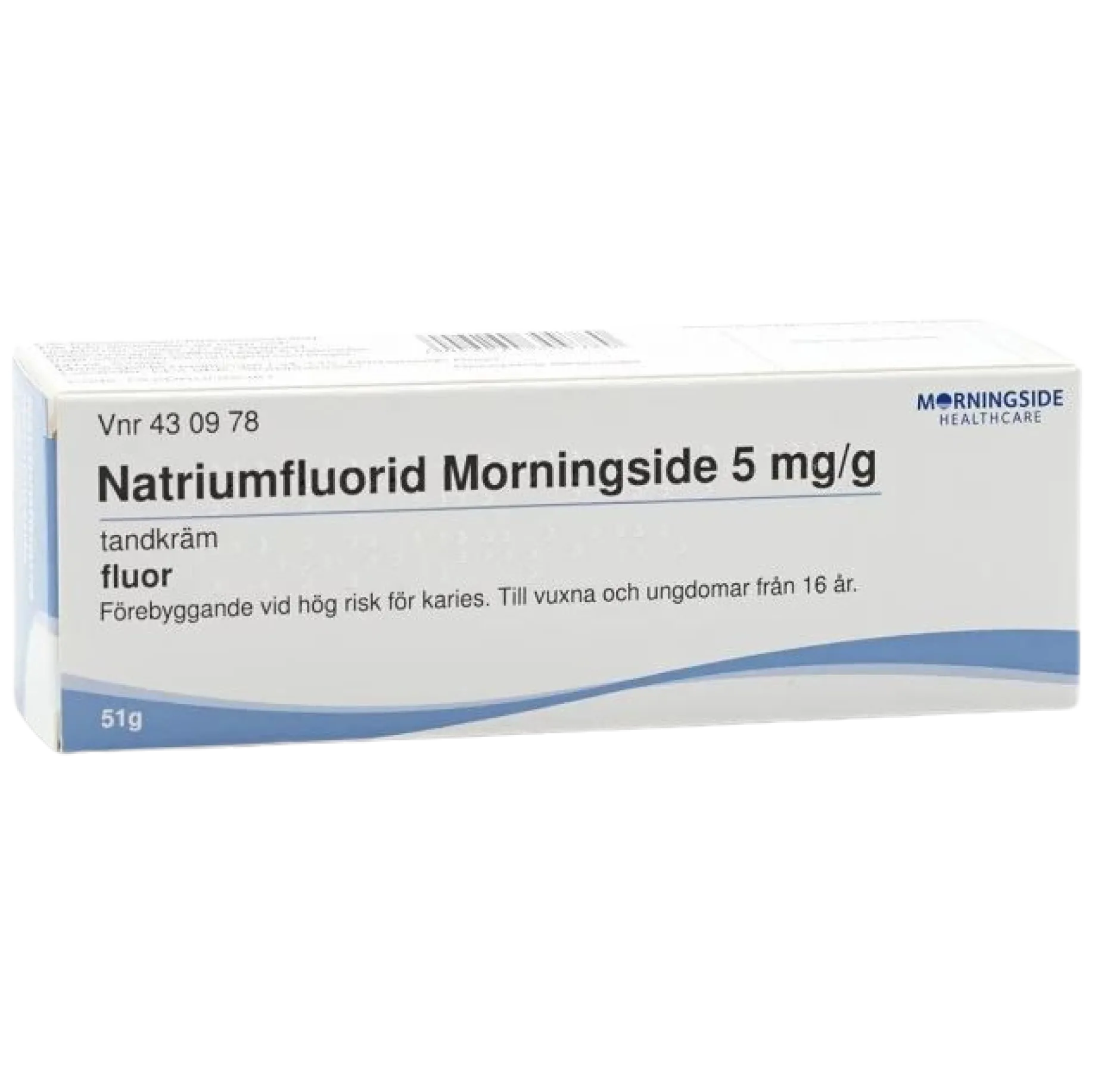 Morningside Natriumfluorid Morningside 5 mg/g Tandkräm 51 g