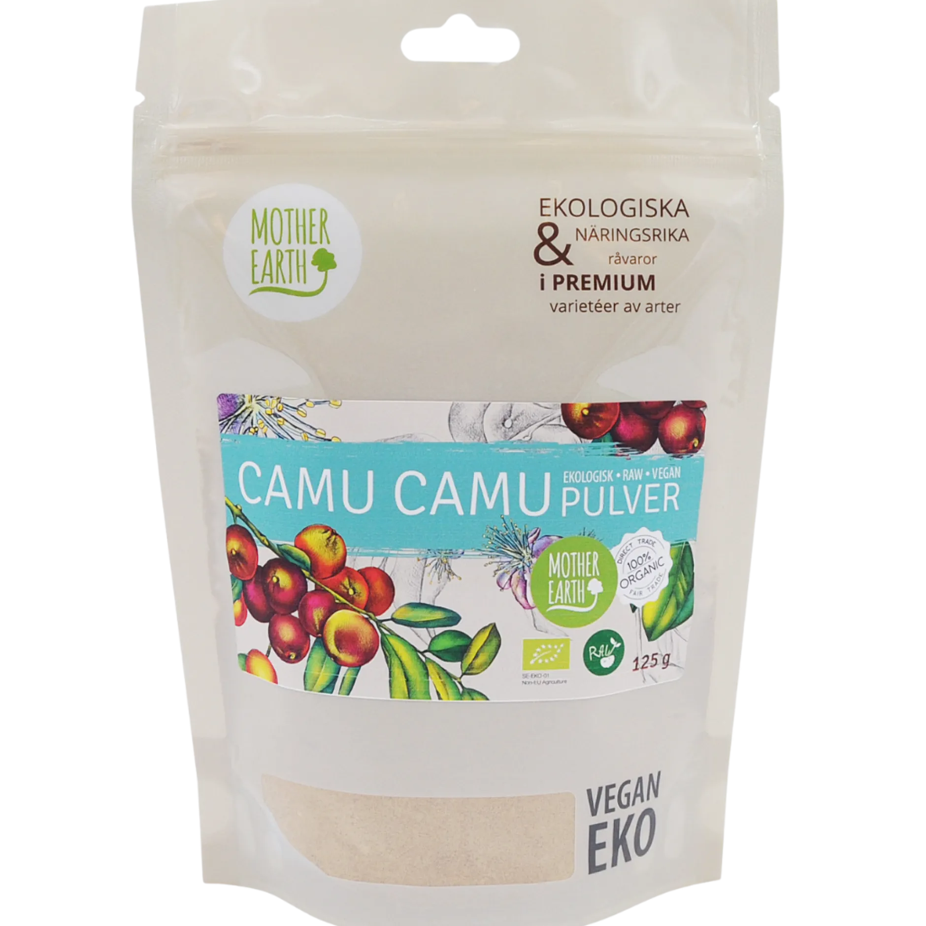 Mother Earth Camu Camupulver RAW & EKO 125g