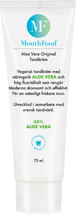 MouthFood Aloe Vera Tandkräm 75 ml
