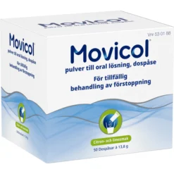 Movicol dospåse, pulver till oral lösning, 50 st