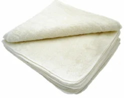 MuslinZ Bamboo Cotton Terry Wipes White 12 st