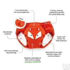 My Carry Potty Potträningsbyxa Räv Storlek 3-4 år 3 st