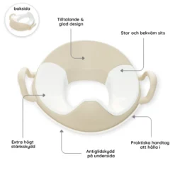 My Carry Potty Toalettsits för barn Naturbeige 1 st