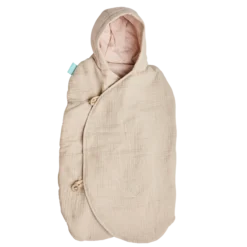 Najell Muslin Sleep Overall 0-4 månader - Ivory White