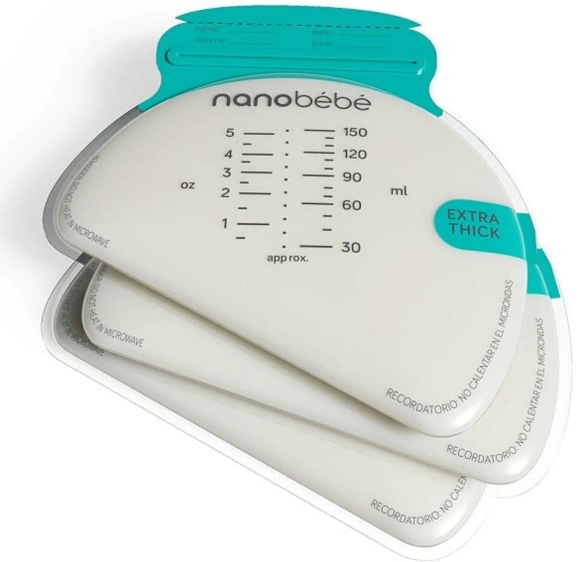 nanobébé Bröstmjölkspåsar 50 st