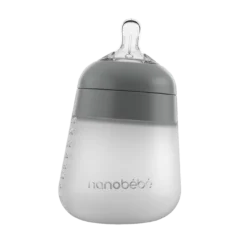 Nanobébé Flexy silikonflaska Anti-kolik Grå 270ml