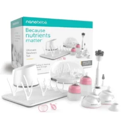 Nanobébé Ultimate Newborn Set Matning & Rengöring Rosa 1 st