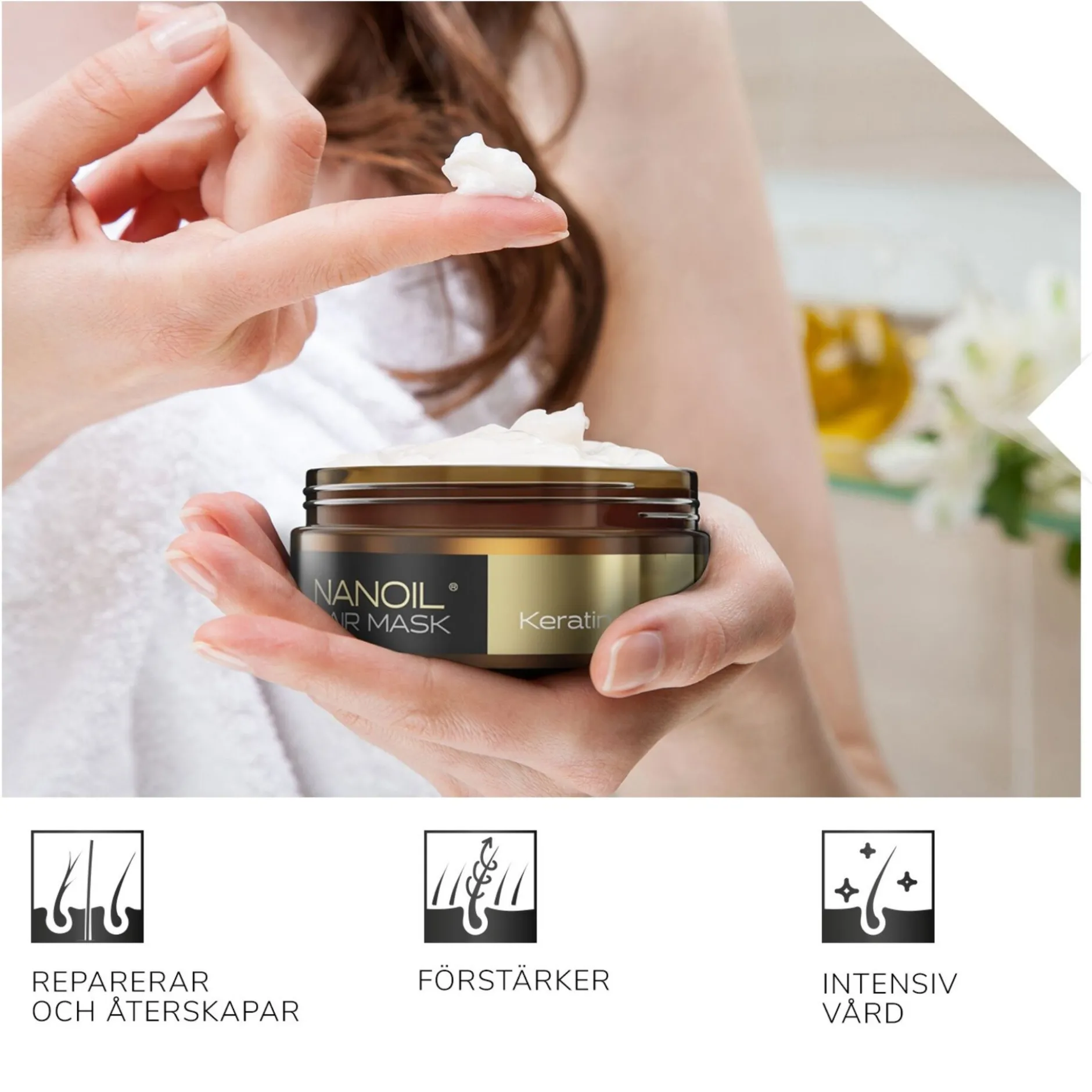 Nanoil Keratin Hair Mask 300 ml