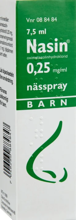 Nasin Nässpray 0,25 mg/ml 7,5 ml