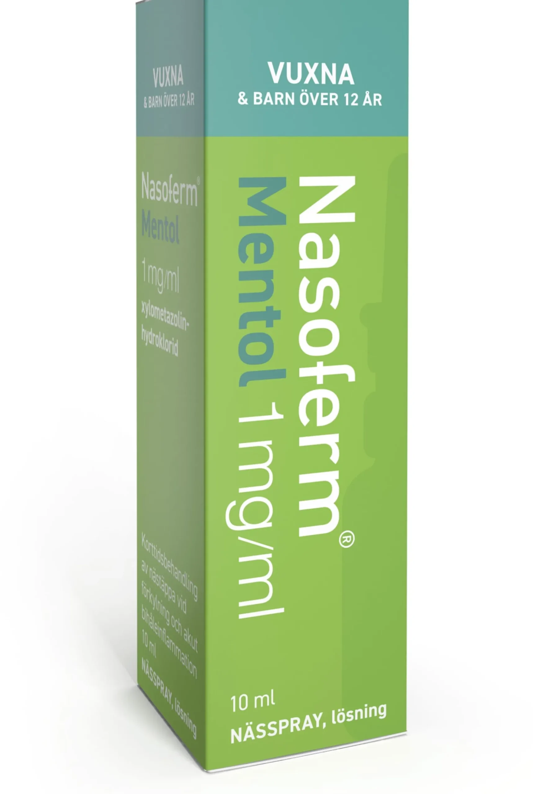 Nasoferm Mentol 1 mg/ml Nässpray 10 ml